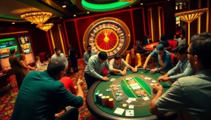 Engage with exciting poker games at Kubet's vibrant casino setting.