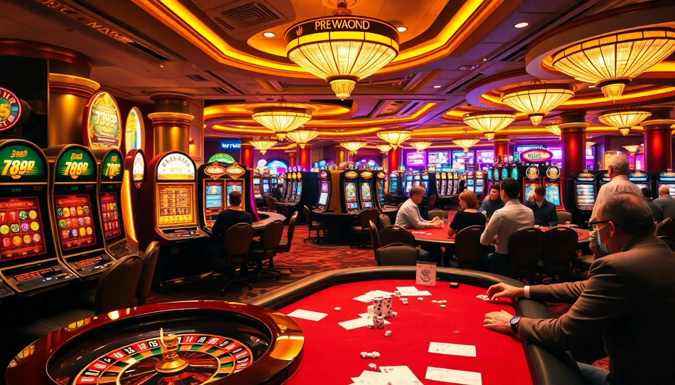 Players engaged in intense gameplay featuring 789P tables, showcasing the thrill of high-stakes betting.